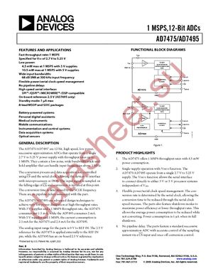 AD7475BR datasheet  